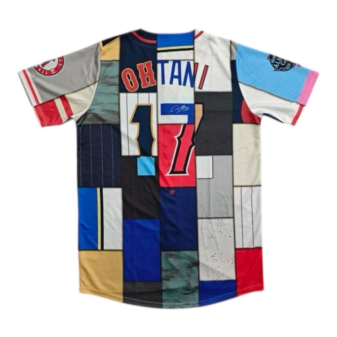 非売品 大谷翔平 サインプリント歴代ミックスユニフォーム　ドジャース　WBC