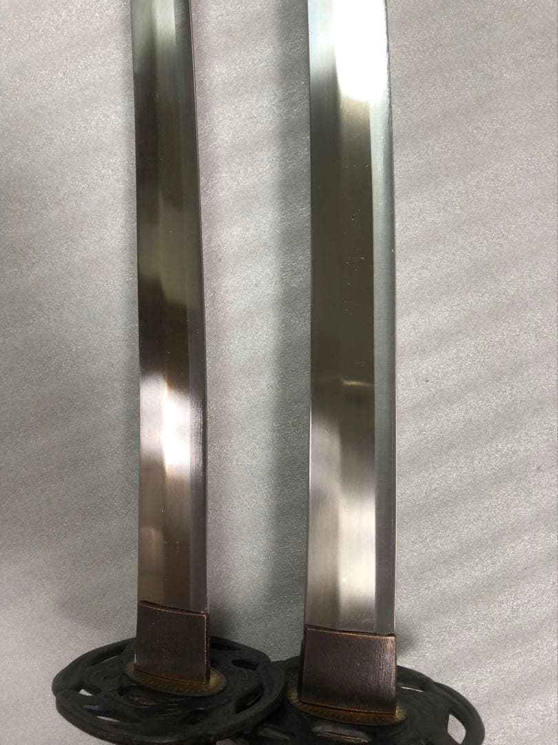 藤巻鞘 模造刀 打刀 脇差 2点セット 鞘付き長さ68/102cm 26A13