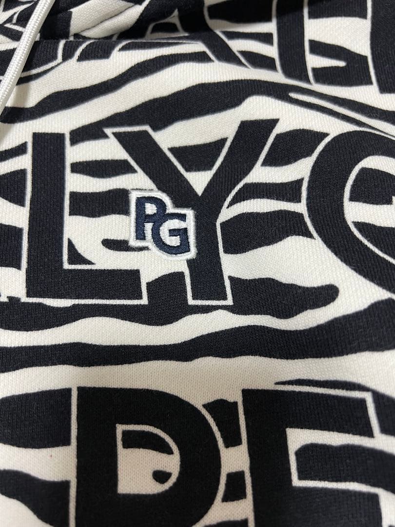 PEARLY GATES ロゴフード　パーカー