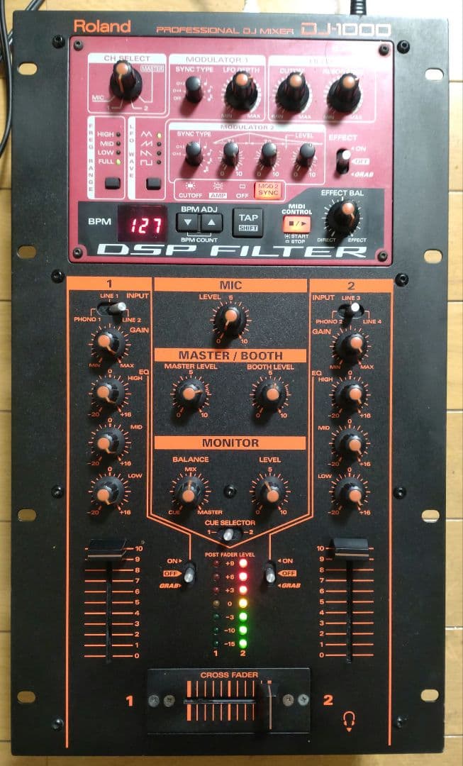 ROLAND DJ-1000 動作確認済み　送料込み　DJミキサー