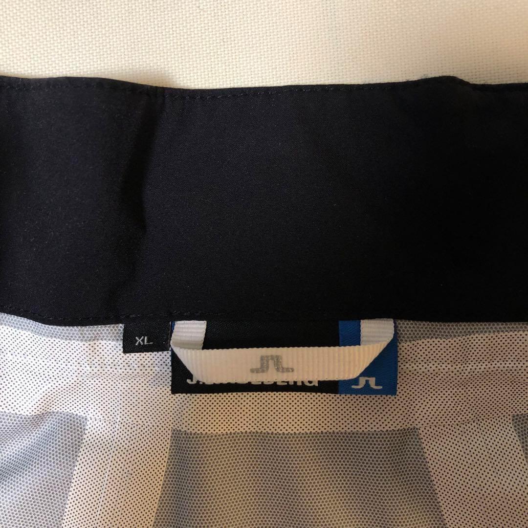 ジェイリンドバーグ 撥水 ストレッチ ナイロン ジャケット ブラック×レッド