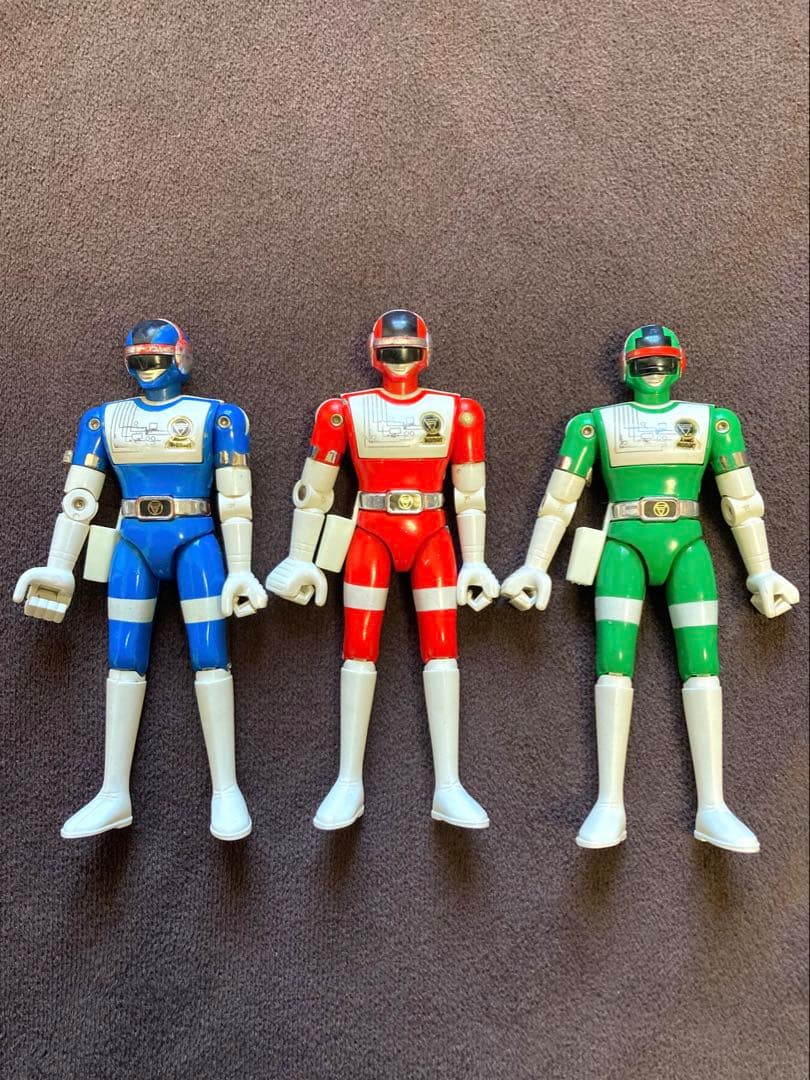 超電子バイオマン 超合金 フィギュア 3体セット 当時物 ポピー GC-11