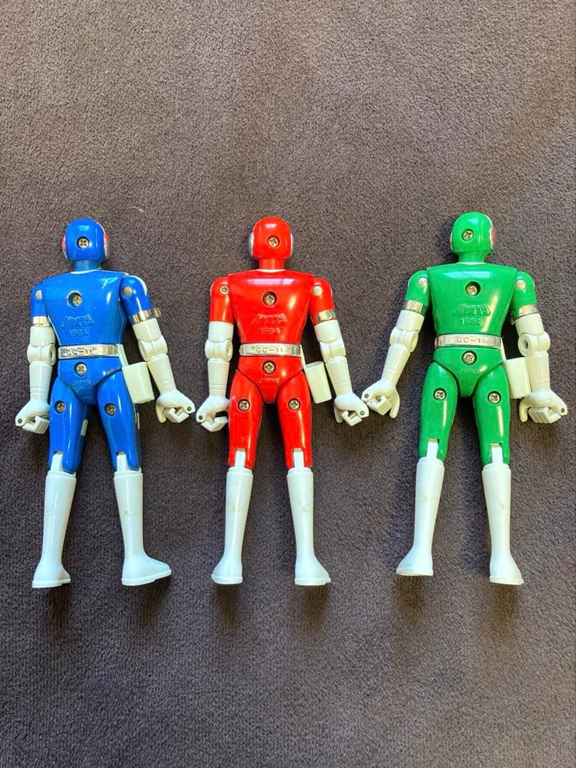 超電子バイオマン 超合金 フィギュア 3体セット 当時物 ポピー GC-11