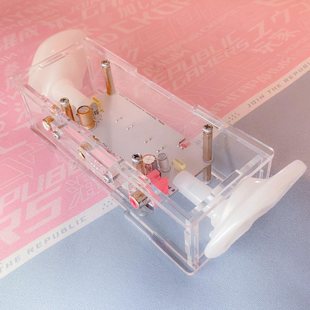 ASMR バイノーラルマイク 美耳 スタンド、ケーブルセット