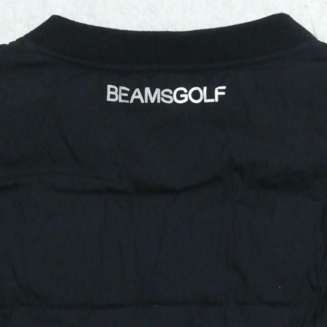良品!BEAMS GOLFビームスゴルフ 中綿スニード(M)防寒 撥水加工 黒色