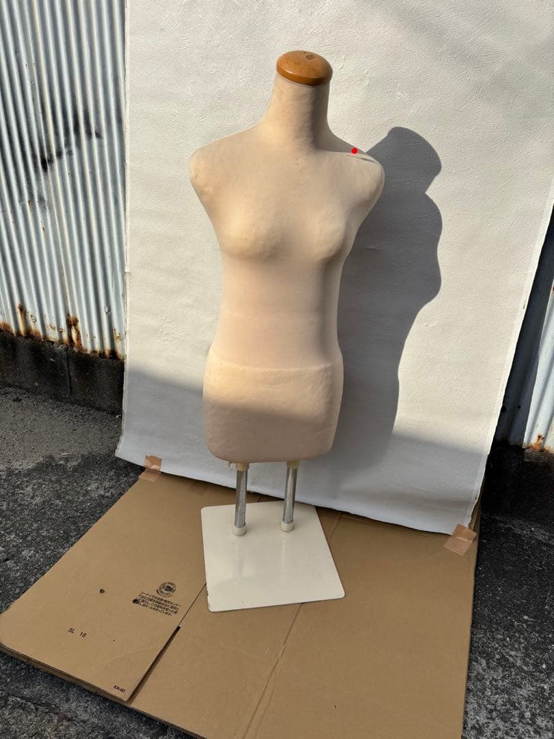 和装トルソー　べージュ着付けマネキン 和装ボディ女性用 　ファブリック