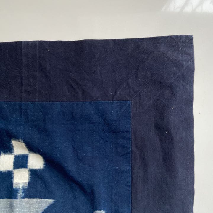 【　時代物　本藍染　タペストリー　テーブルセンター　】蔵出し！