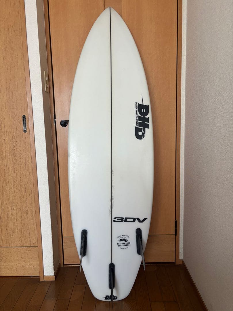 やまDHD 3DV ショートボード 5’9” 28L futureフィン付