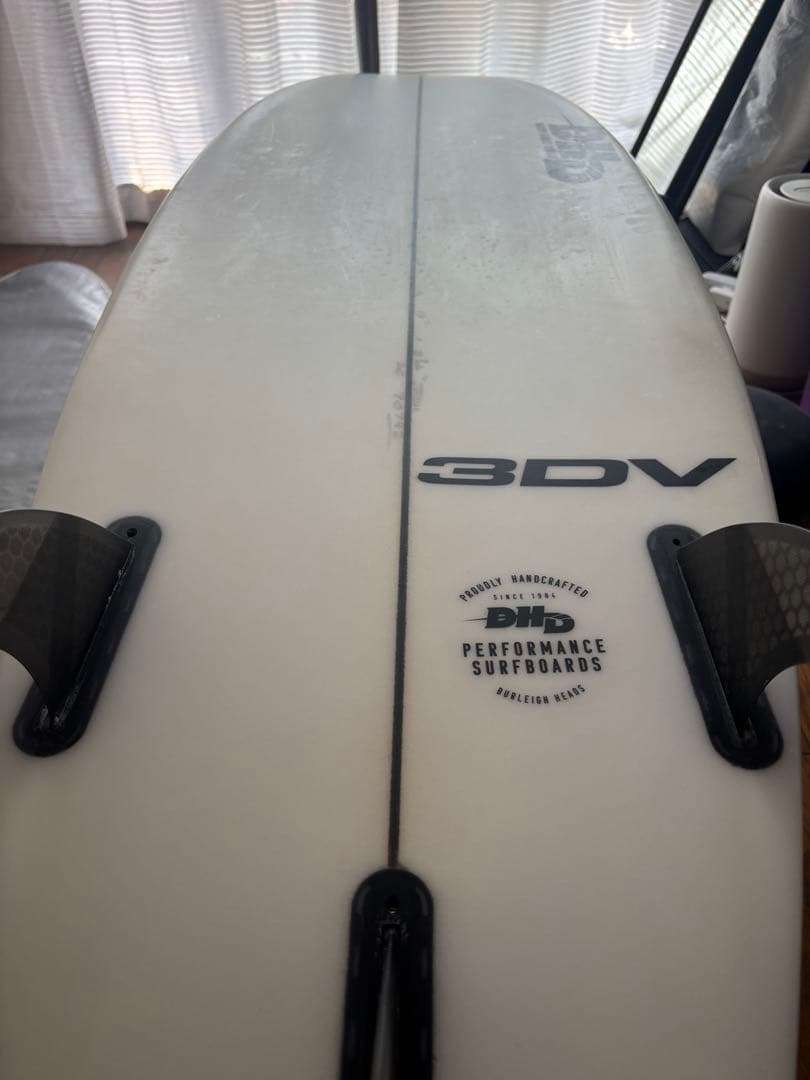やまDHD 3DV ショートボード 5’9” 28L futureフィン付