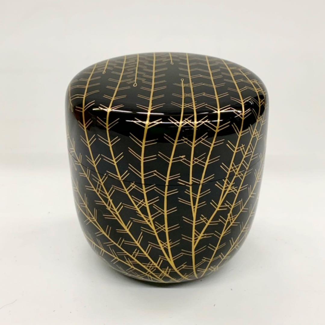 【中棗　芽張柳　蒔絵】高橋峯房