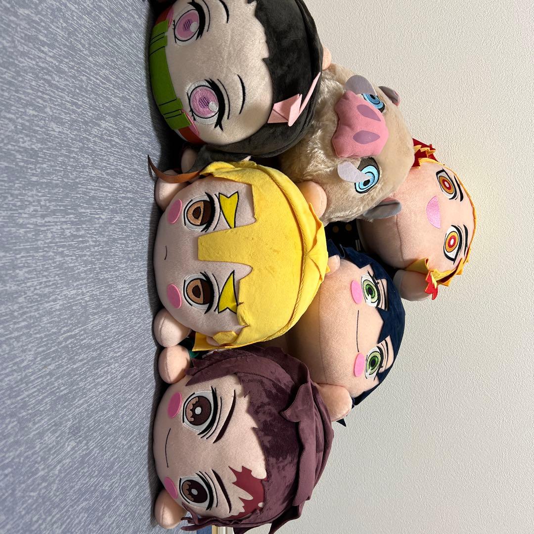 鬼滅の刃 寝そべりぬいぐるみ　大　6個まとめ売り