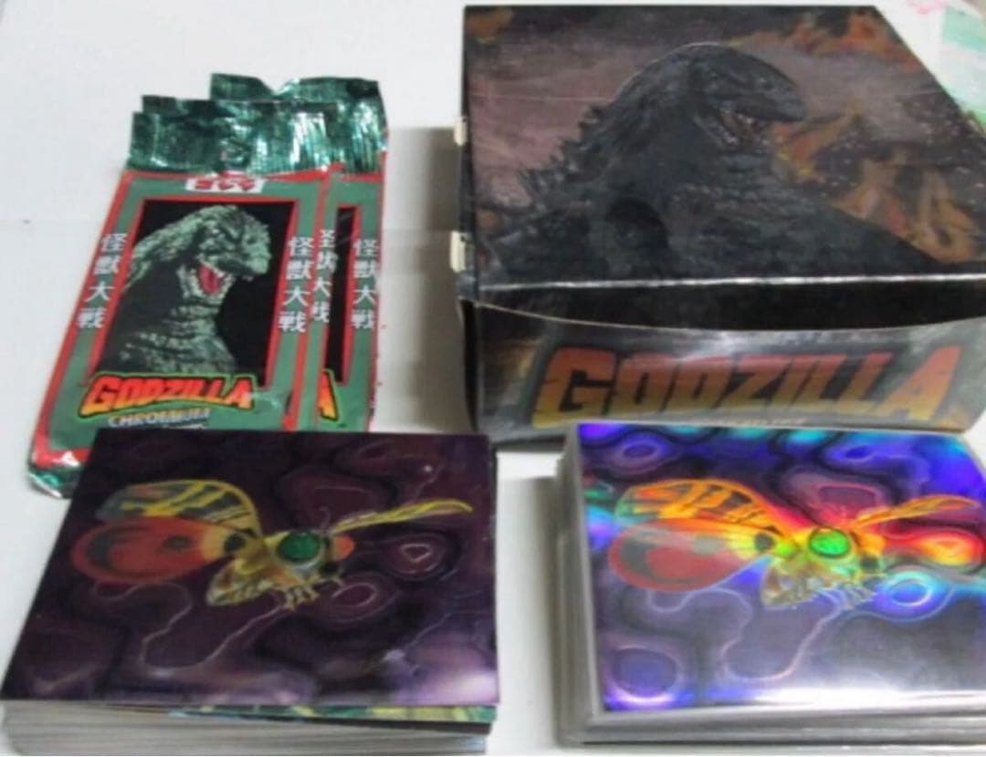 全108種コンプリート ゴジラ クロミウム カード アマダ キラ シール