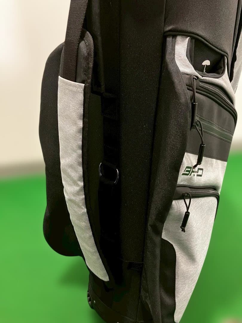 【中古美品】Mizuno BR-D 大容量 ゴルフバッグ グレー/ブラック