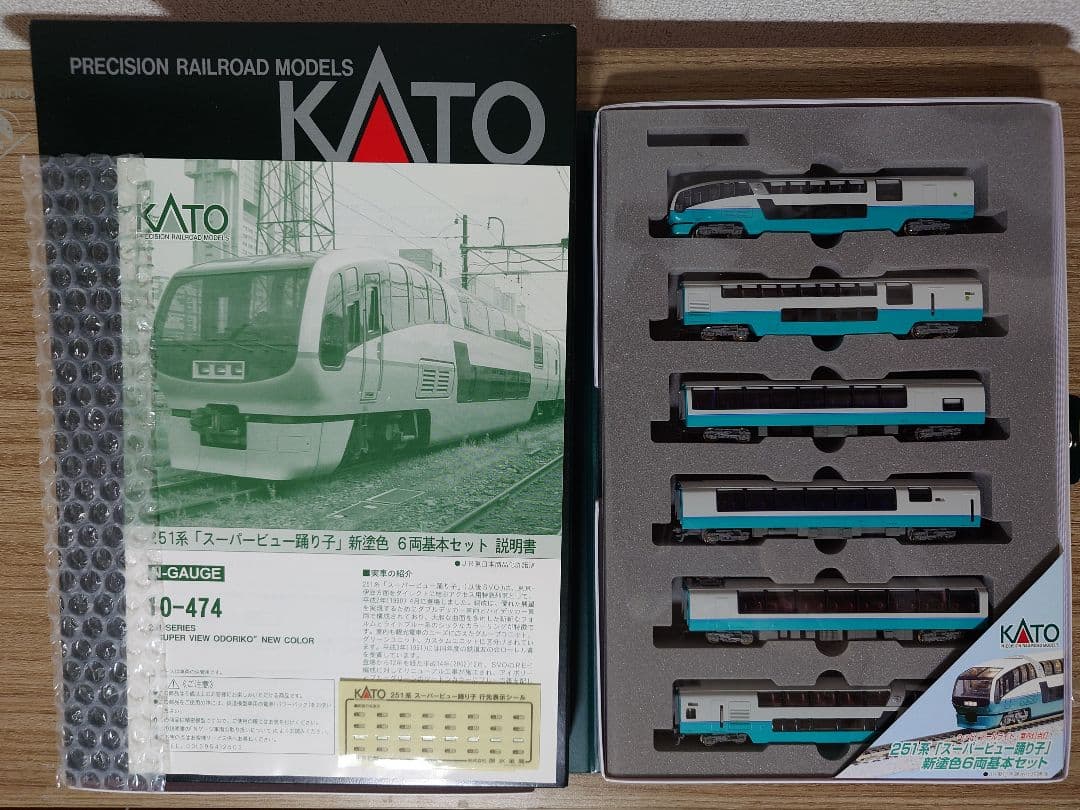 KATO 10-474、475 251系 スーパービュー踊り子 新塗装 基本増結