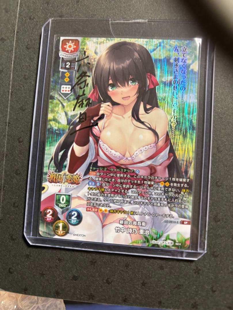 lycee 新田の両兵衛 竹中 詩乃 重治 直筆サイン リセオーバーチュア