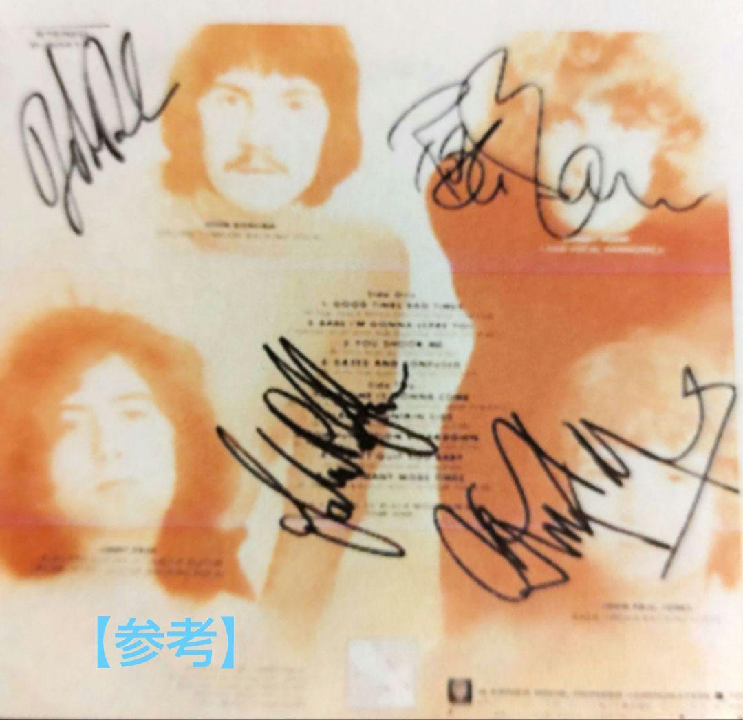 ☕【直筆サイン】レッドツェッペリン　聖なる館　LPジャケット