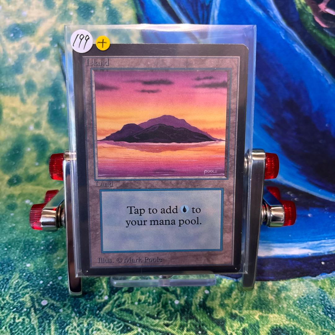 199 《島/》B MTG ベータ　β [LEB] 基本土地
