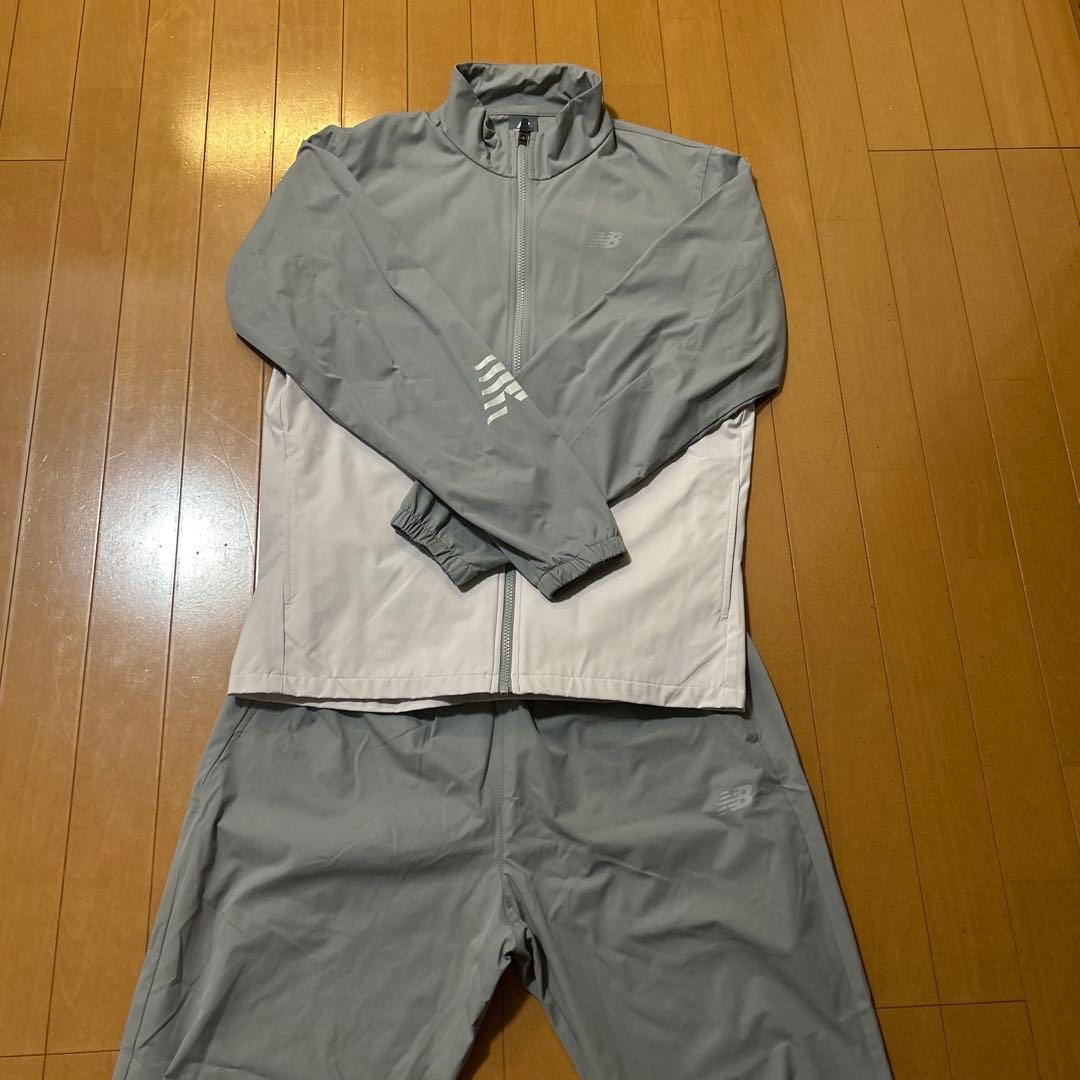 New Balance ジャージ上下セット グレー