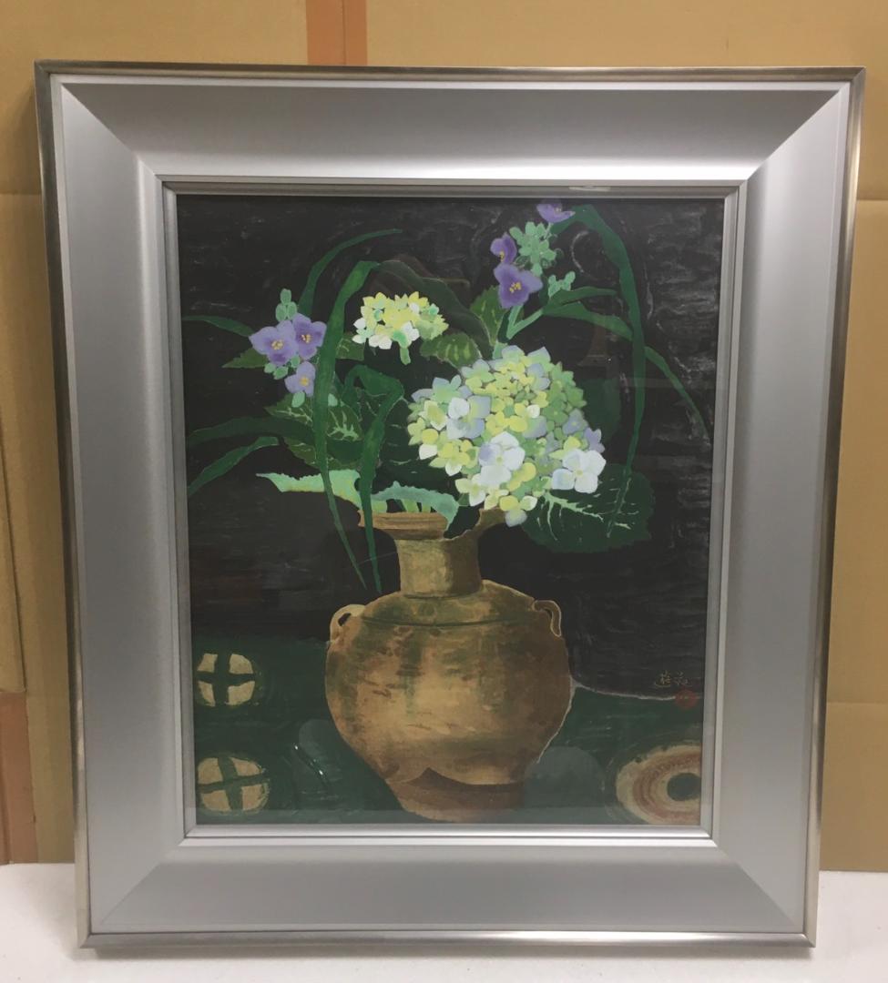 小倉遊亀　つゆくさ版画日本画 絵画