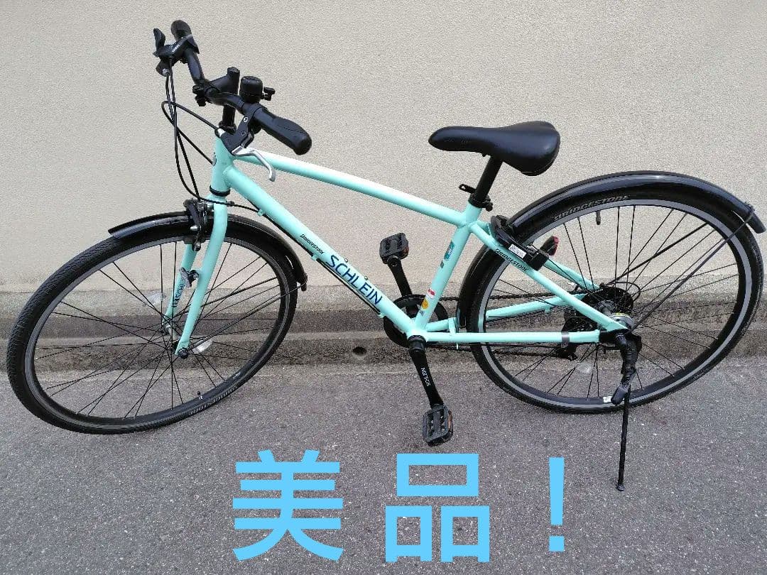 あさひ シュライン クロスバイク ミントグリーン 26インチ 自転車 美品 愛知