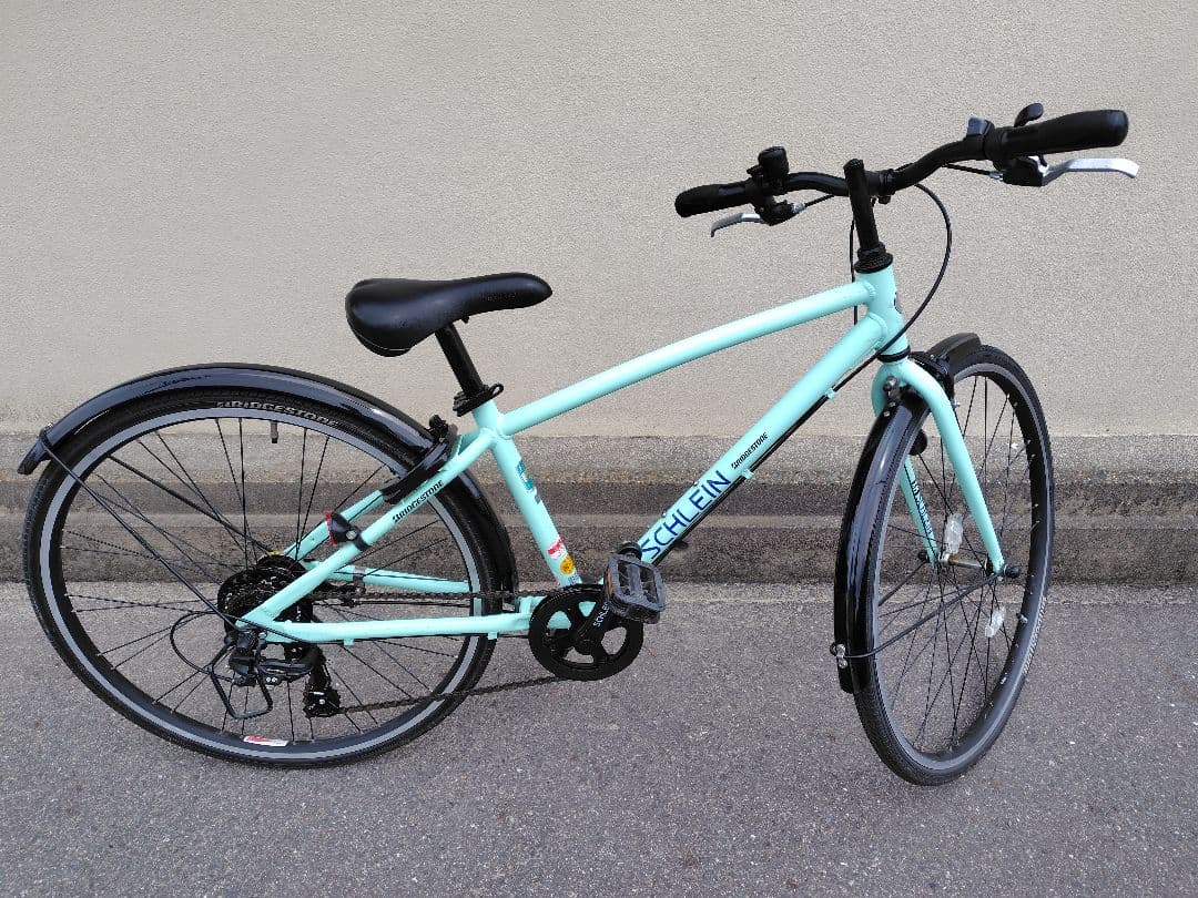 あさひ シュライン クロスバイク ミントグリーン 26インチ 自転車 美品 愛知