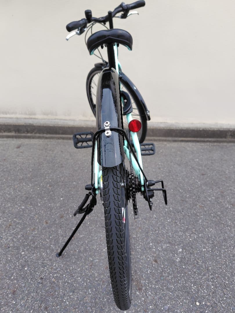 あさひ シュライン クロスバイク ミントグリーン 26インチ 自転車 美品 愛知