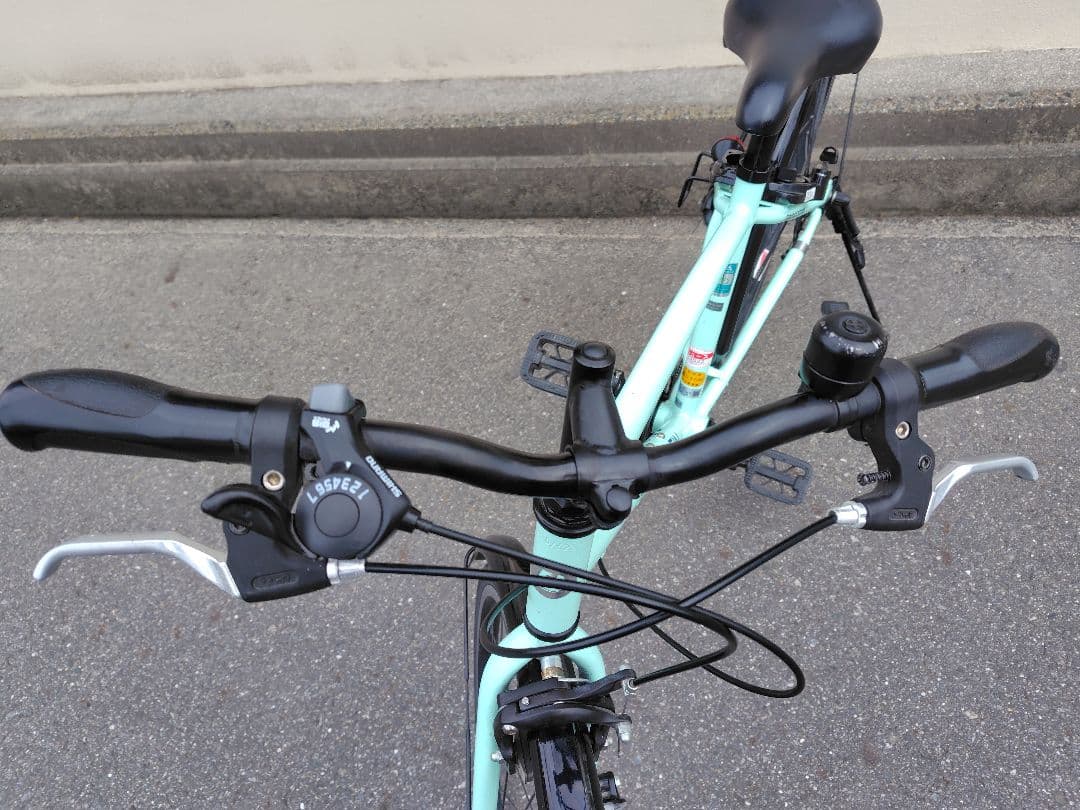 あさひ シュライン クロスバイク ミントグリーン 26インチ 自転車 美品 愛知