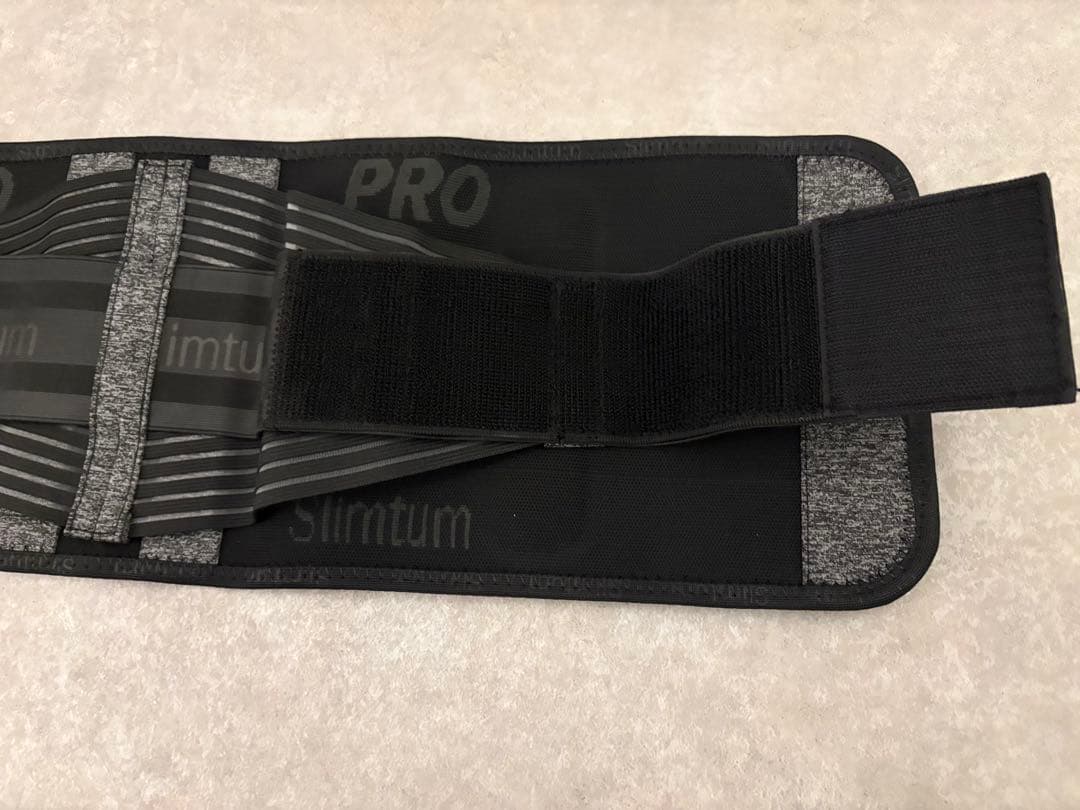 美品 Slimtum PRO ウエストシェイパー サポートベルト ブラック 02