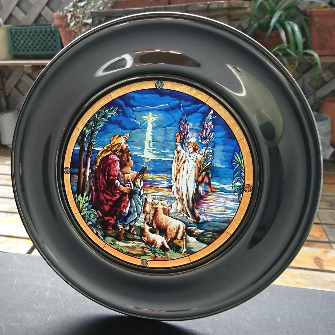 ルイスCティファニー ステンドグラス 天使＆羊飼い グラスマスターズ