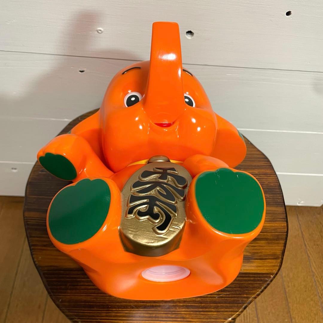 【美品】サトちゃん 招き像 千万両 招き猫 25cm ビッグサイズ ソフビ貯金箱