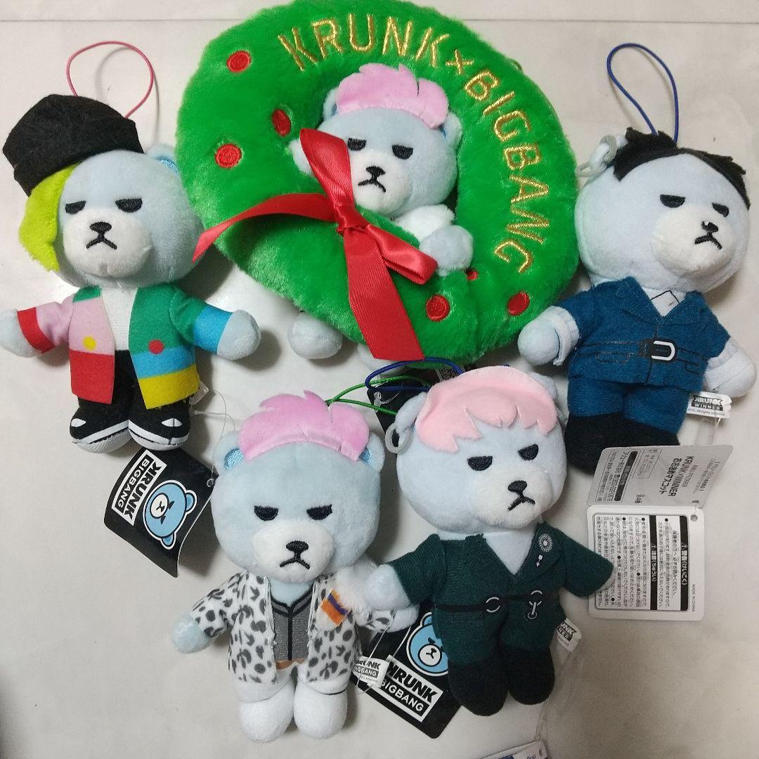 新品　BIGBANG KRUNK クリスマスリース TOP　マスコット　セット