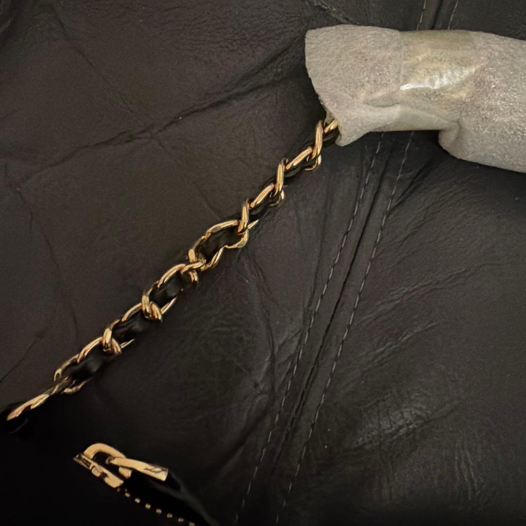 CHANEL シャネル　ベロア　ゴールドチェーン　ポシェット　非売品　ノベルティ