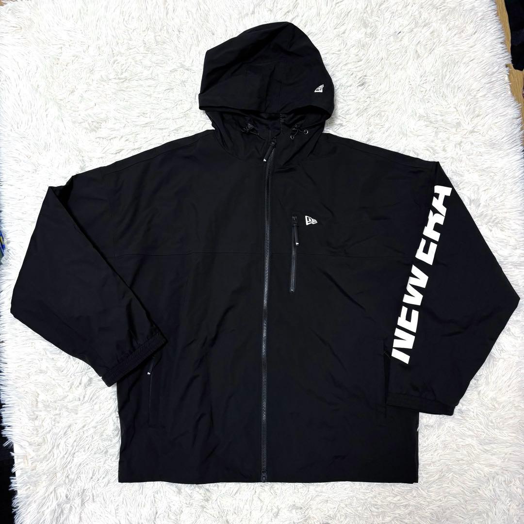 ニューエラゴルフ ブルゾン ジップ 厚手 ナイロン メッシュ パーカー