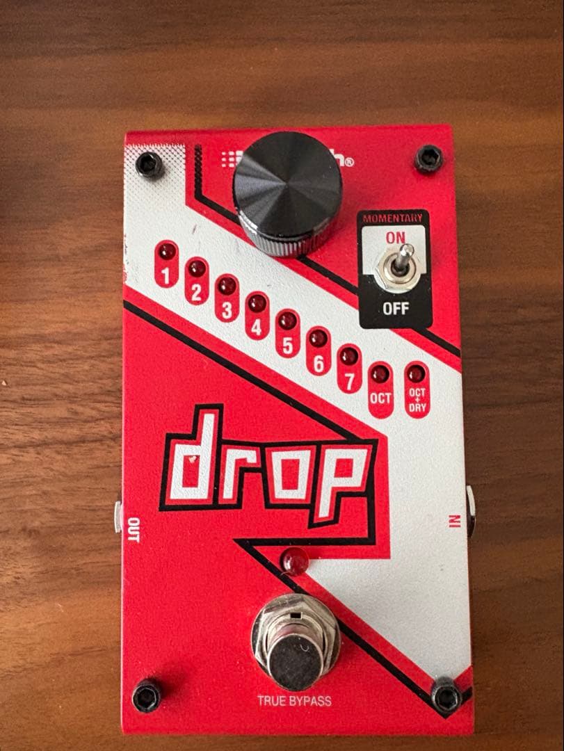 DigiTech Drop ギターエフェクター レッド