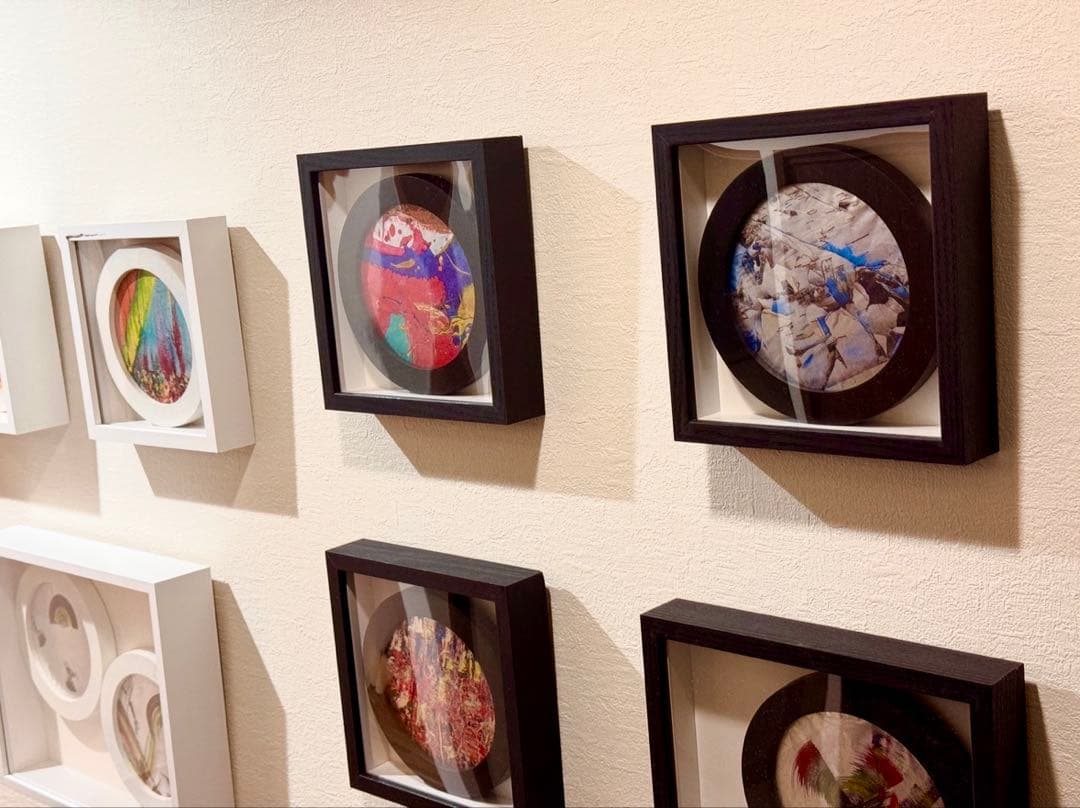 【1点物】Reflect-Print｜反射するミクストメディア作品