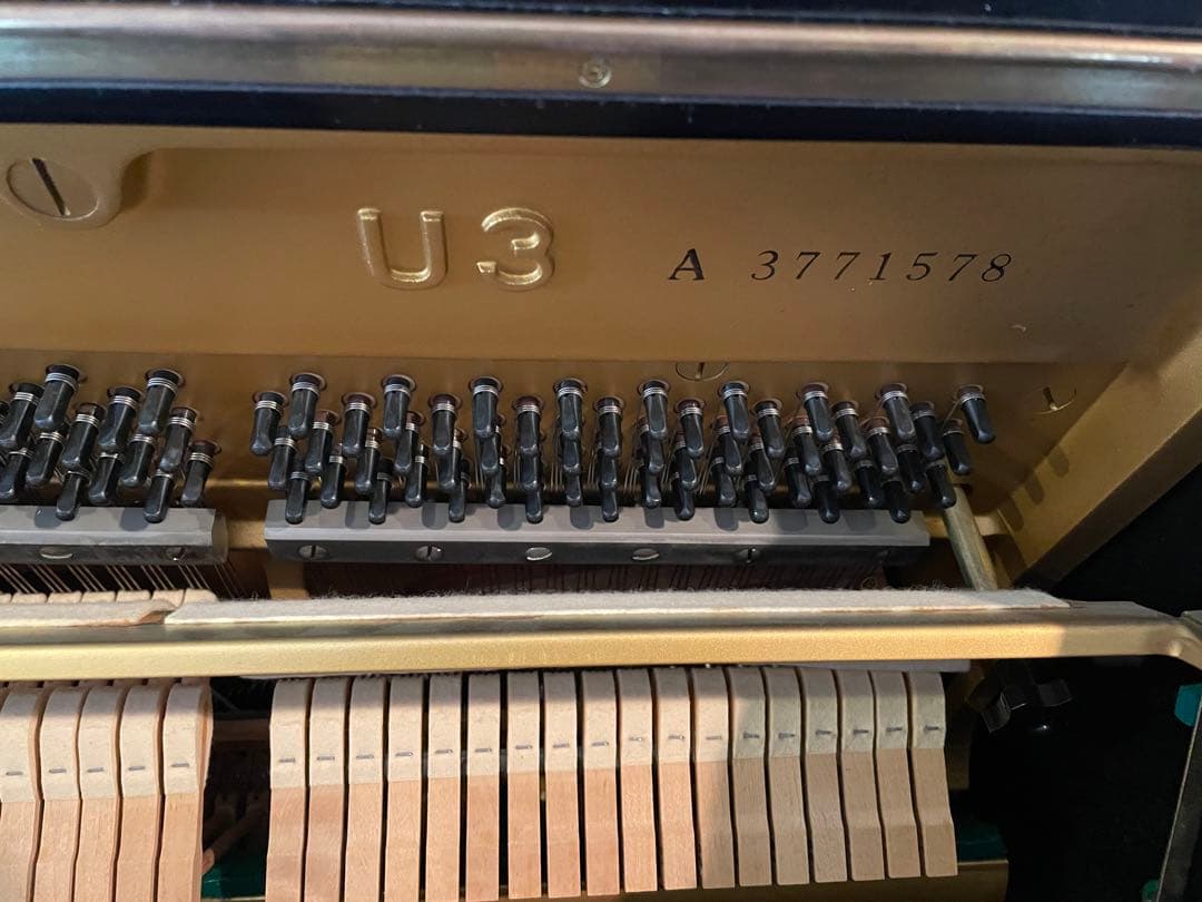 値下げ‼︎ YAMAHA アップライトピアノ　U3A 黒　美品！！