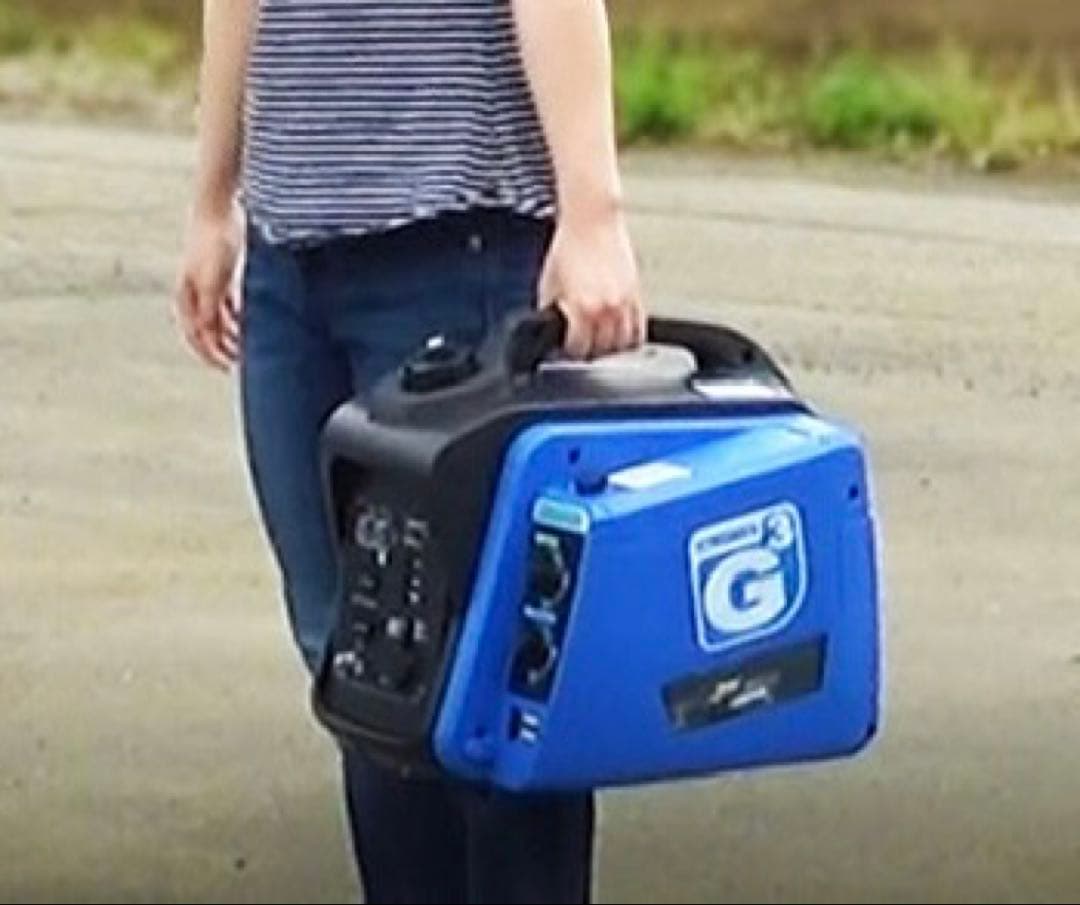 メルタニ ニチネン発電機 カセットガスとガソリンの2way