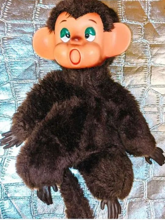 くたくたモンキー 猿 ぬいぐるみ 人形 さる サル 昭和レトロ ビンテージ