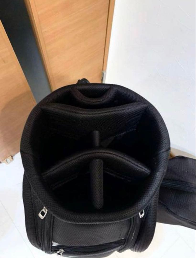 希少　ナイキ/NIKE キャディバッグ　黒/ブラック　ビッグスウォッシュ