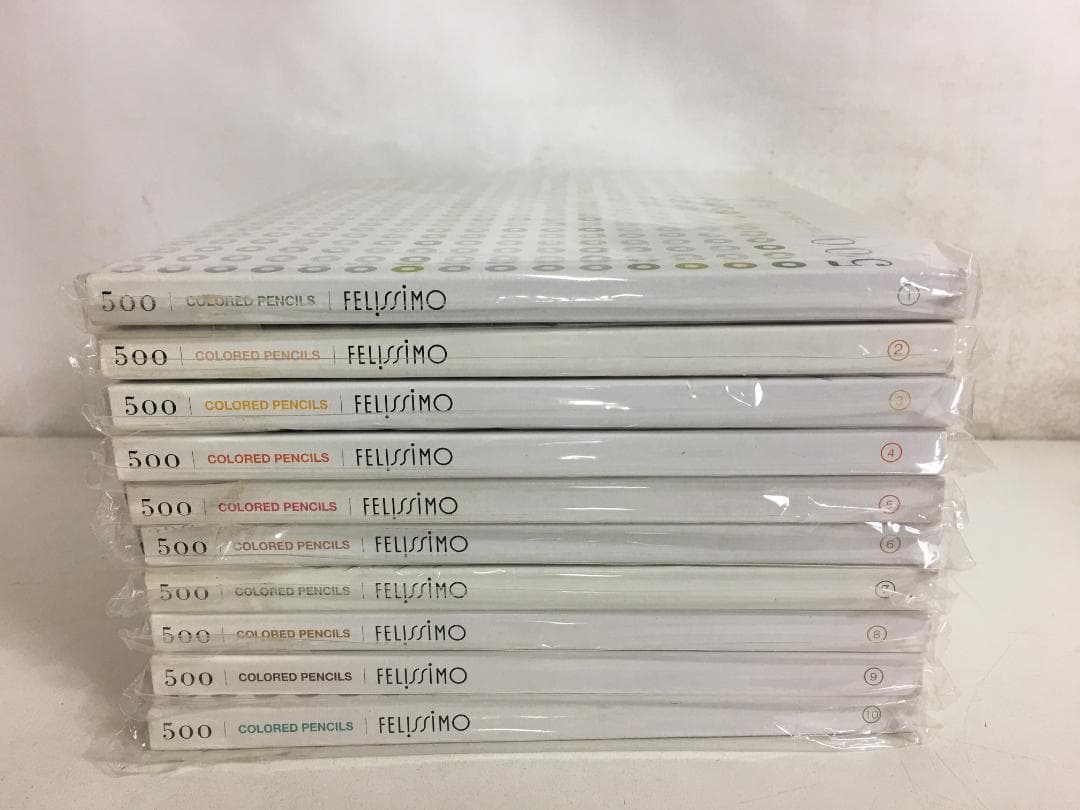 ☆未開封 フェリシモ 色鉛筆 25本×20セット 500色 FELISSIMO