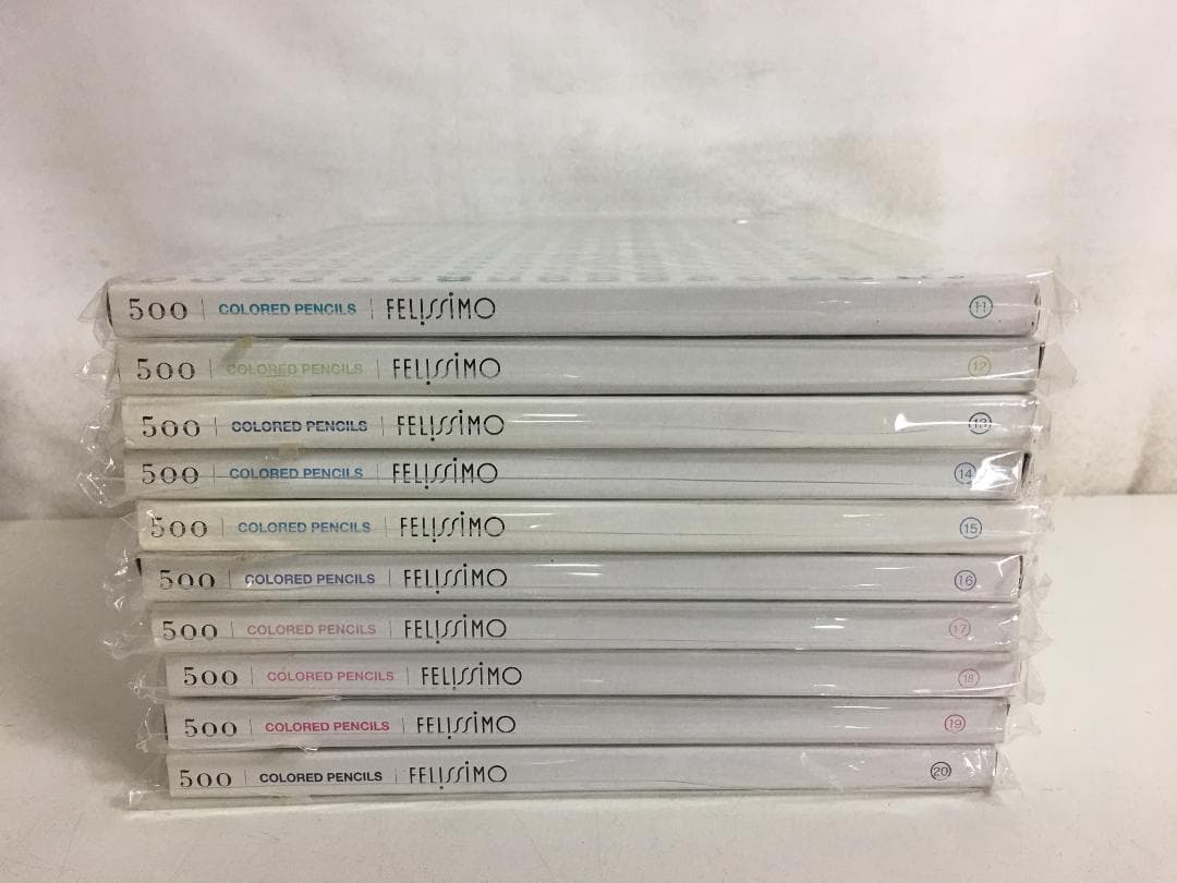 ☆未開封 フェリシモ 色鉛筆 25本×20セット 500色 FELISSIMO