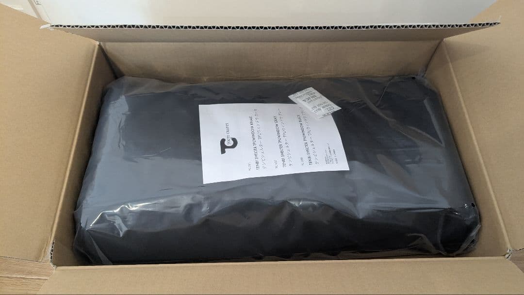 値下中【新品】 TOKYO CRAFTS テンビシェルター用TPUウィンドウ黒