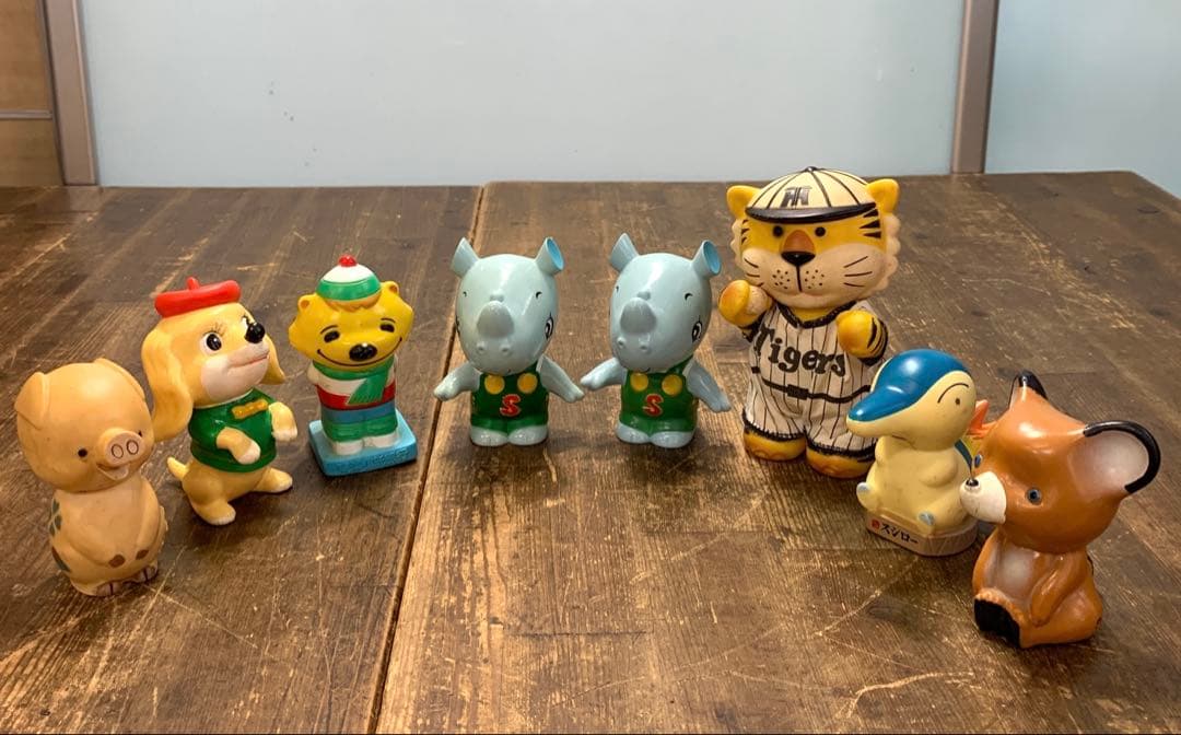 ソフビ貯金箱 計20点 まとめ売り JA スシロー 阪神タイガース 銀行