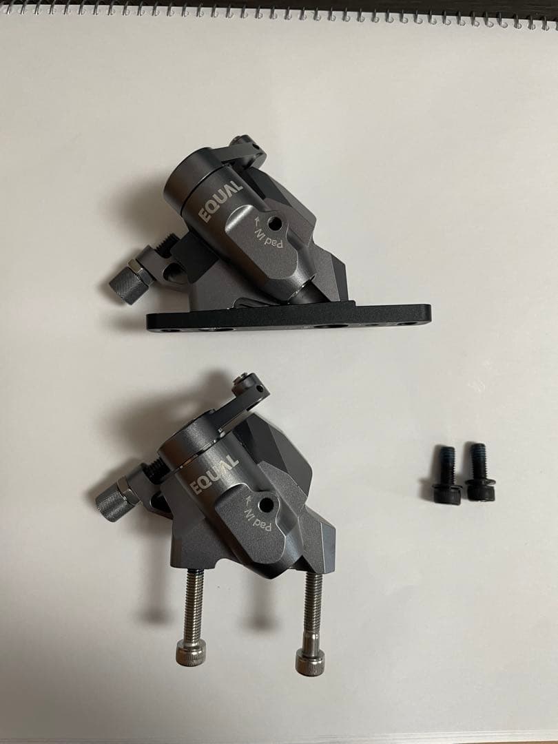 グロータック EQUAL 機械式 ディスクブレーキキャリパーとディスクロータ3枚