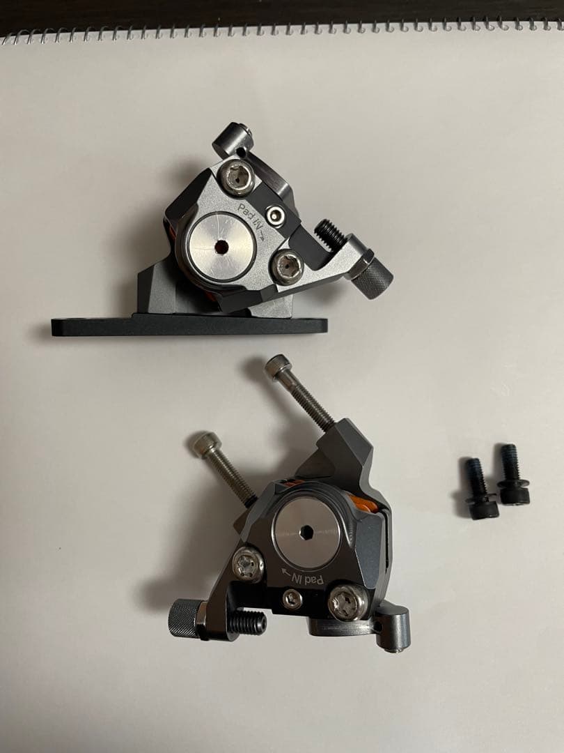 グロータック EQUAL 機械式 ディスクブレーキキャリパーとディスクロータ3枚