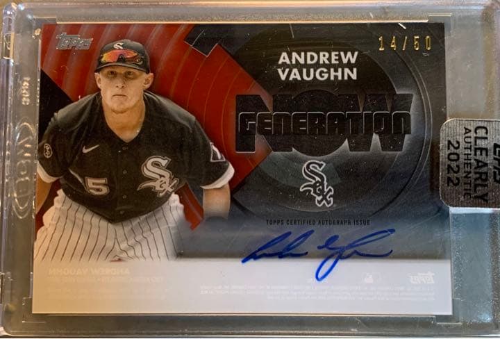 その他 toppsclearlyauthentic2022 andrew vaughn