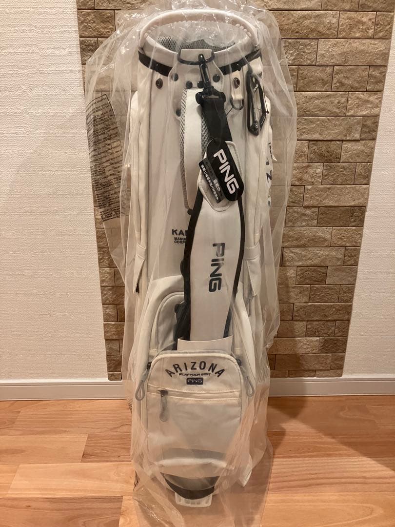 【新品 未使用】PING ARIZONA キャディバッグ ホワイト