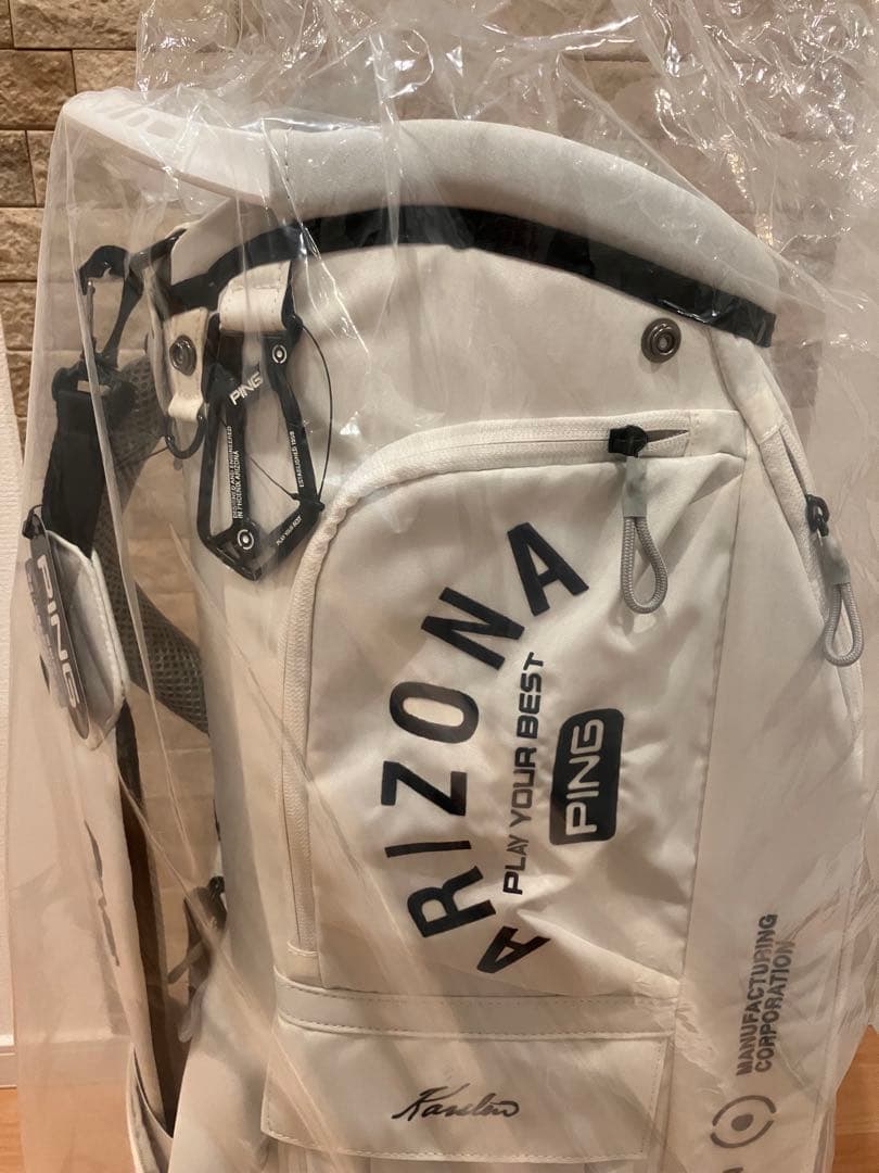 【新品 未使用】PING ARIZONA キャディバッグ ホワイト