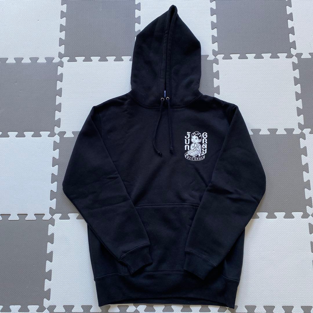 ★未使用！Jun Gray Records パーカー　Lサイズ　ブラック★