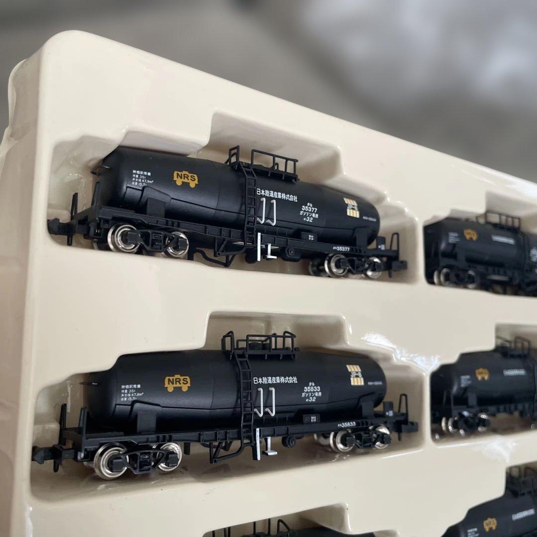 河合商会タキ35000JP-8ジェット燃料輸送用8両